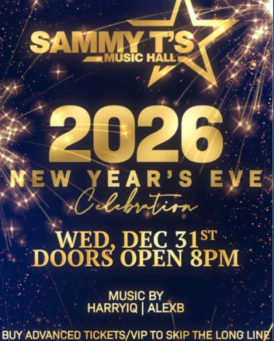 Sammy T's NYE 2026