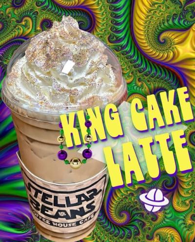 Stellar Beans King Cake Latte