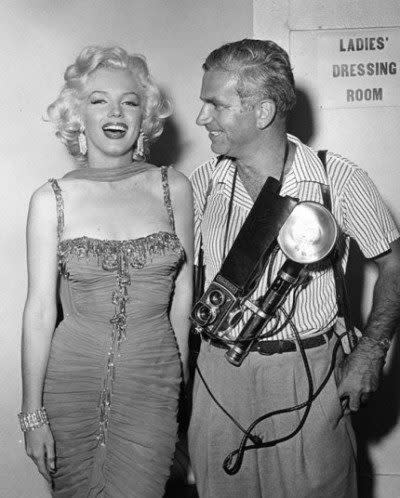 Bruno Bernard with Marilyn Monroe
