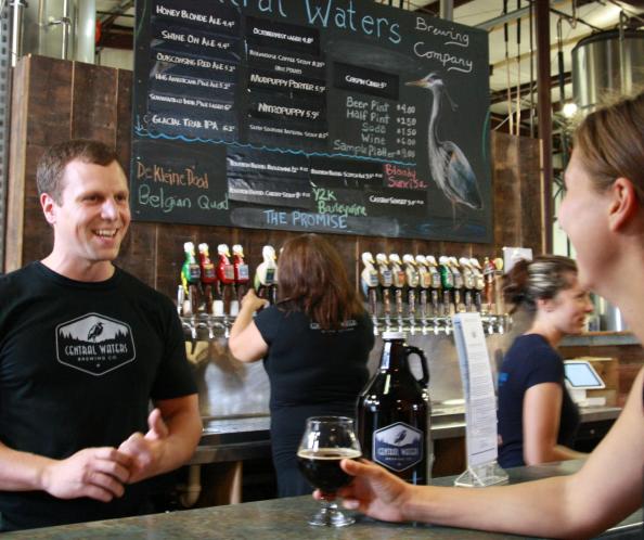 Central Waters Tap Room in Amherst