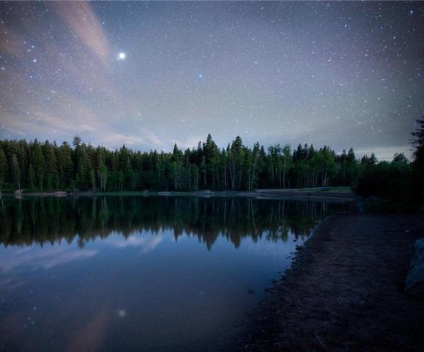 Payson Lakes at Night