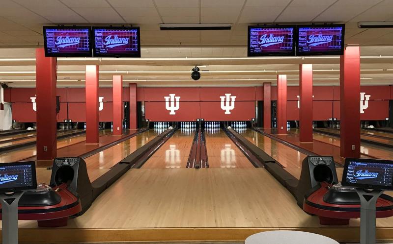 Bowling lanes at IMU Bowling & Billiards