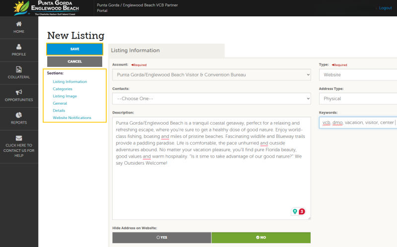 How to Edit Your Listing Details in the Partner Portal.