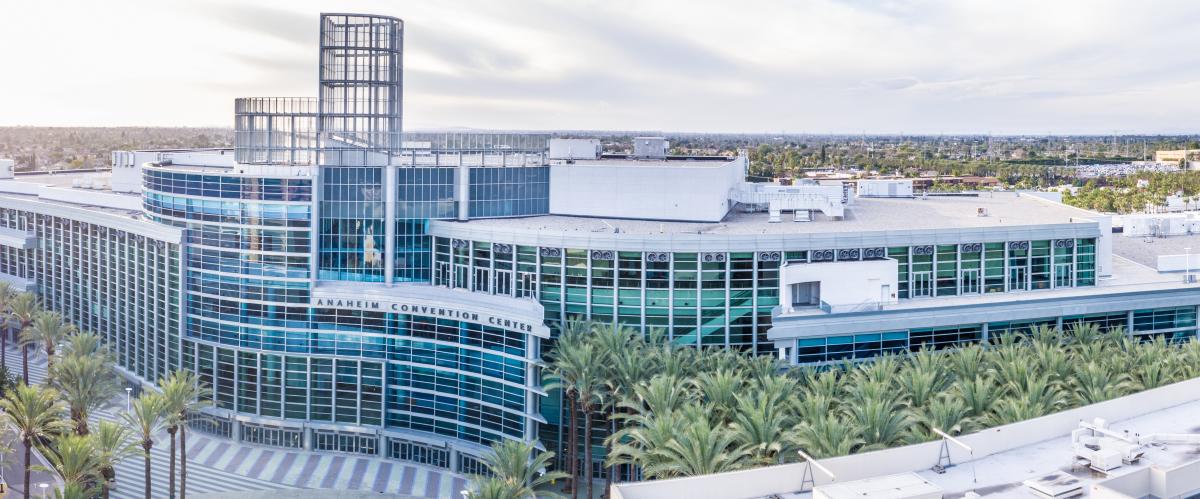 Aerial View Of The Anaheim Convention Center