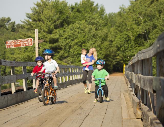 Hiking Biking In Minocqua Wi Area Trails Maps Paths