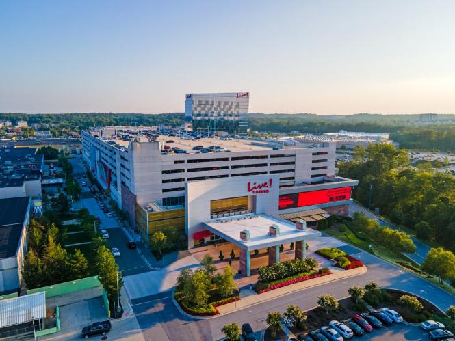 Live! Casino and Hotel entrance