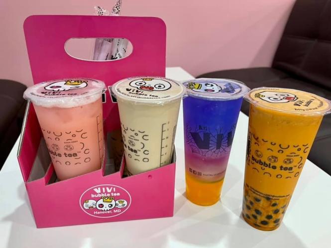 Vivi Bubble tea in an assortment of Flavors