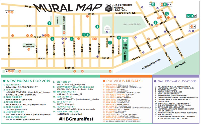 Mural Fest Map 2019