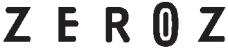 ZerOz logo in black letters