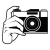 Woman's Hand on Camera Ready to Take Photo