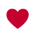 Red heart icon