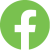 A green-and-white Facebook social media icon.