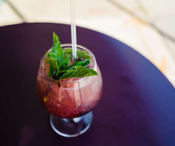 St. Joe’s Blueberry Mojito