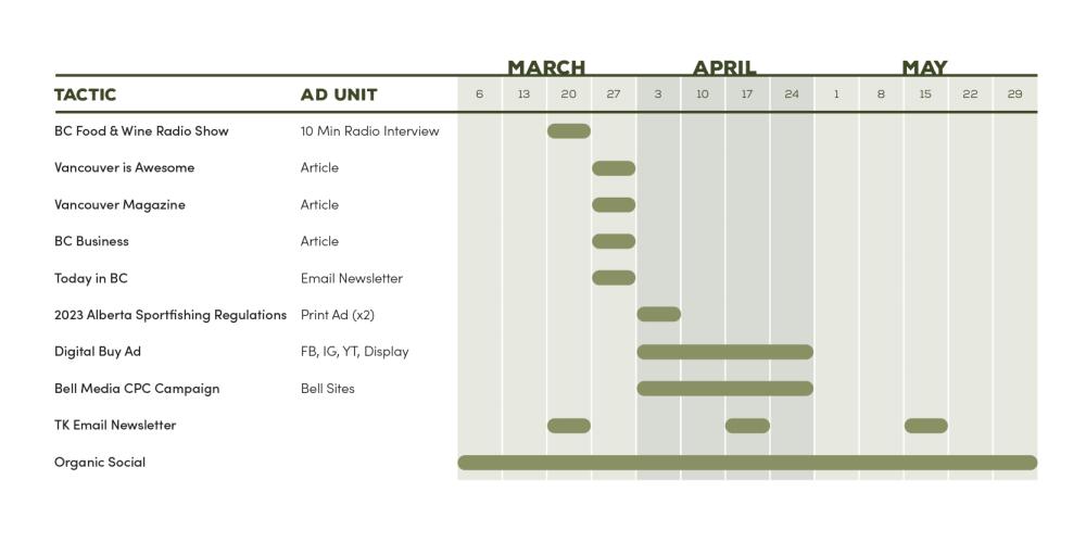 Spring Campaign Ad Chart