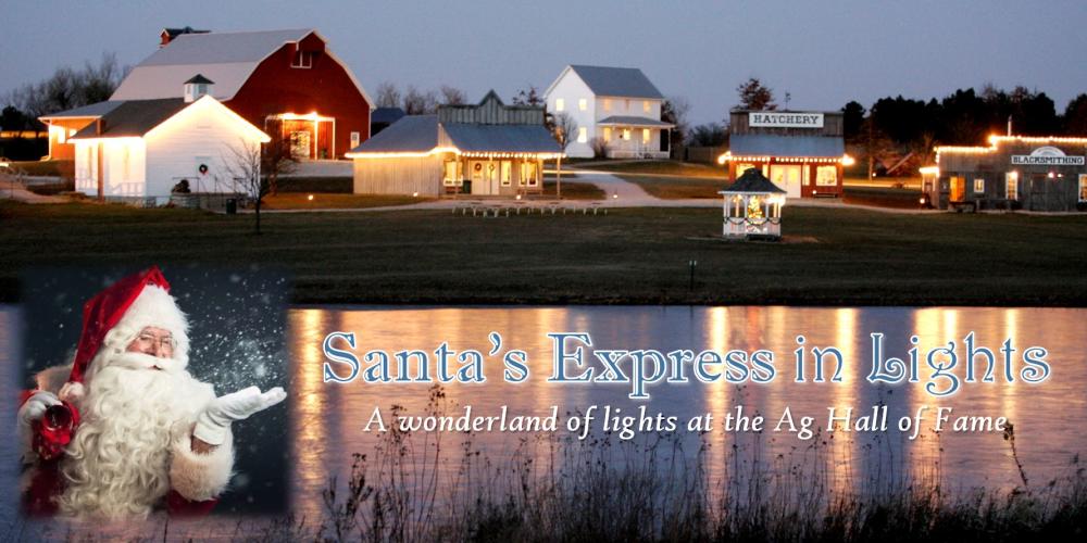 Santa Express in Lights
