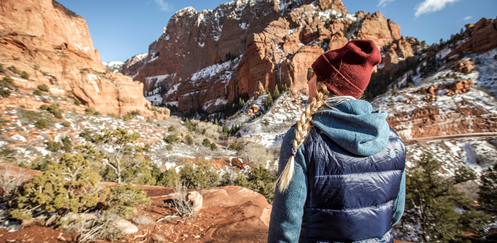 Winter Hiking in Kolob Canyons