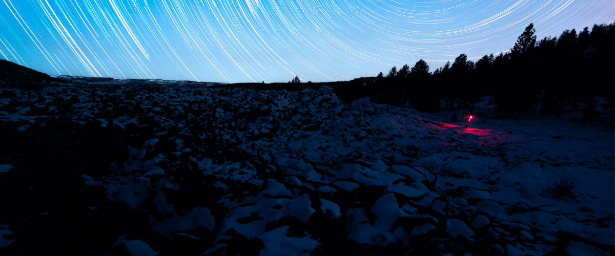 Winter Stargazing on Cedar Mountain - Benji Thorne