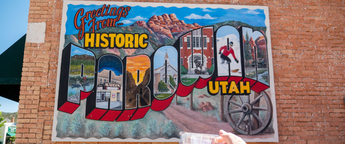 Greetings from Parowan Mural - Parowan | Sized for Blog