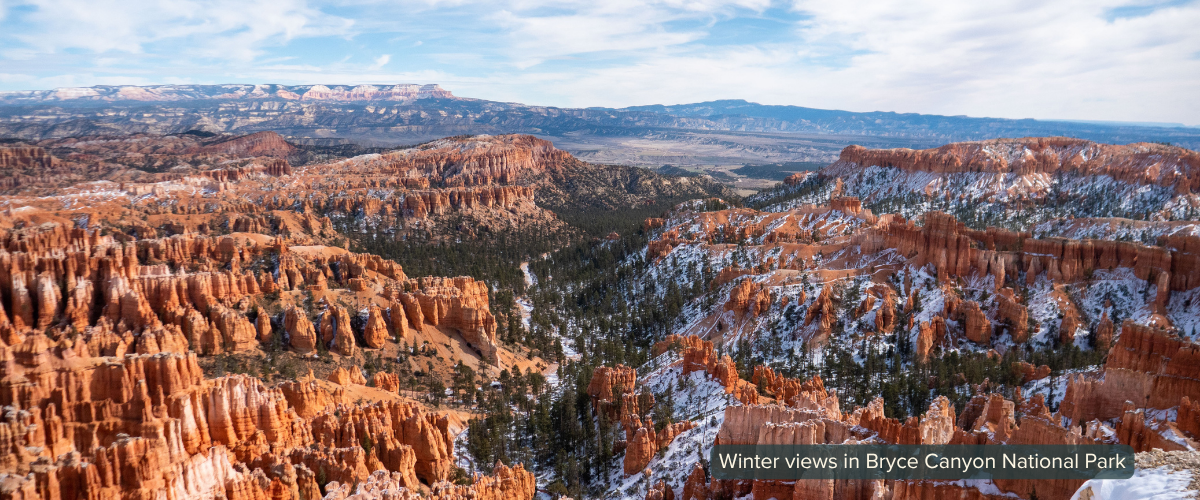 Winter Views in Bryce Canyon National Park
