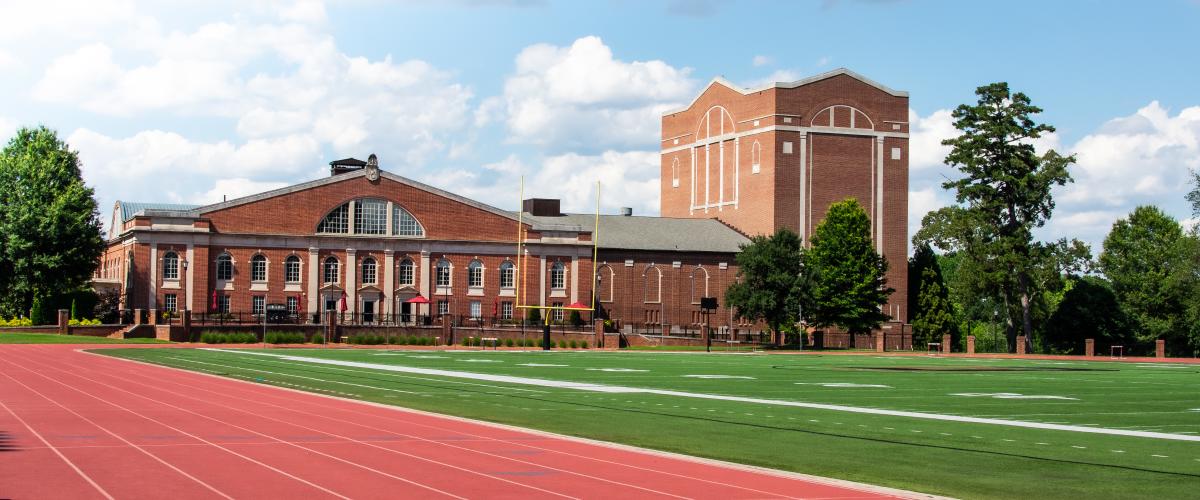 Davidson College football field