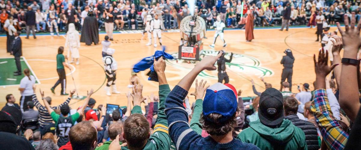 Milwaukee Bucks Game Crowd