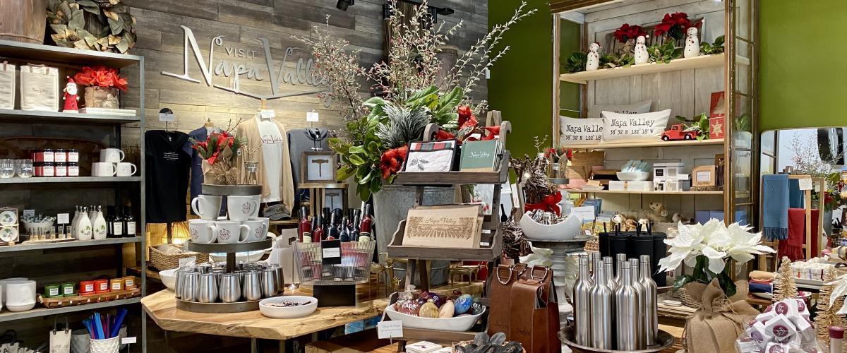 Napa Valley Welcome Center Mercantile for the Holidays