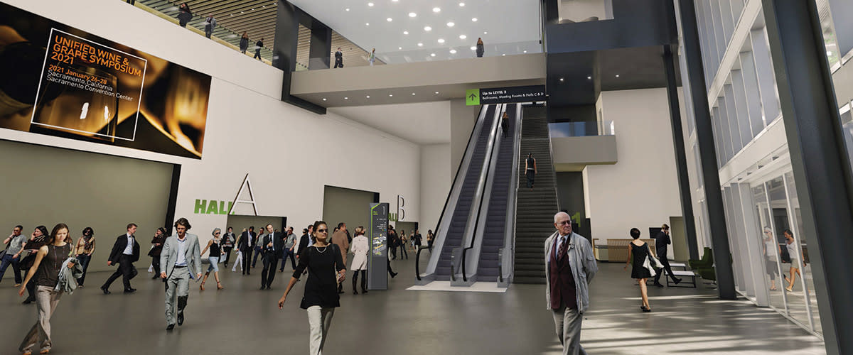 Convention Center West Lobby