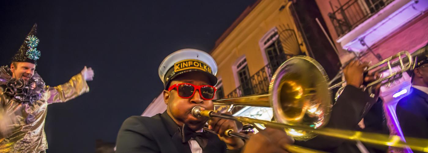 Brass band, french quarter