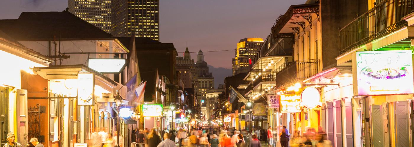 Bourbon Street at Night