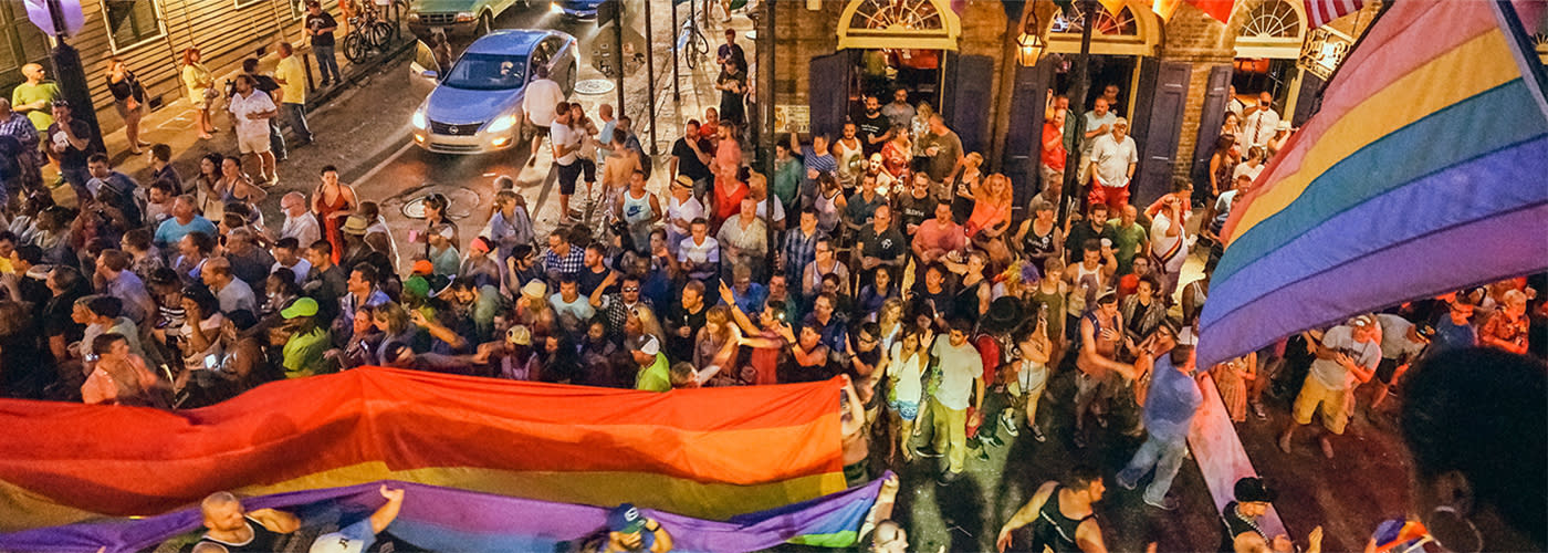 Gay Pride Parade 2015 on Bourbon Street