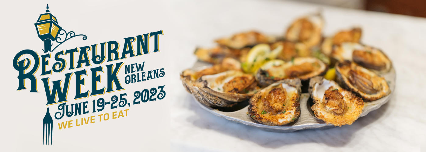 Restaurant Week New Orleans 2023 Header
