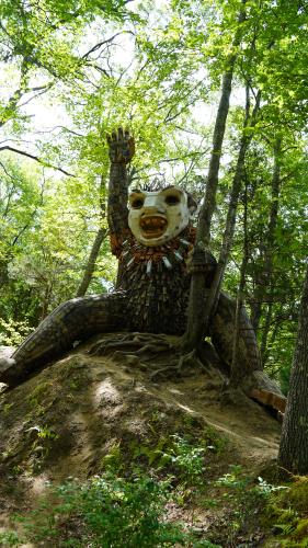 Thomas Dambo Troll Iver Mudslider