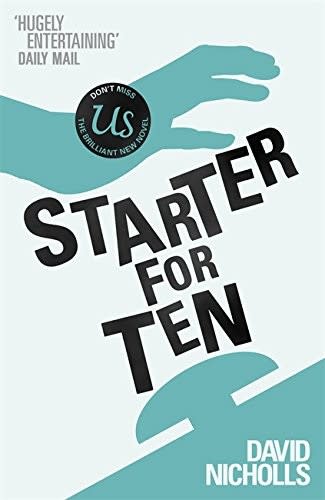 Cover of 'Starter for Ten' by David Nicholls - credit Hodder Paperbacks