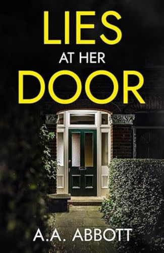 Book cover of Lies at Her Door by AA Abbott