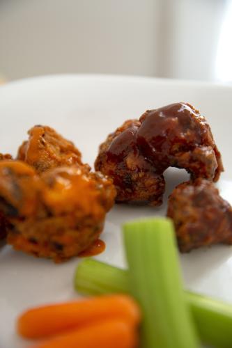 Cauliflower "chicken" wings at Sweet Melissa Cafe Laramie