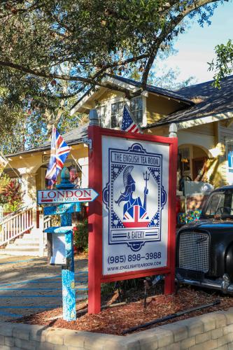 Indulge in all things English at the English Tea Room & Eatery in downtown Covington.