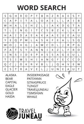 Tongass Word Search