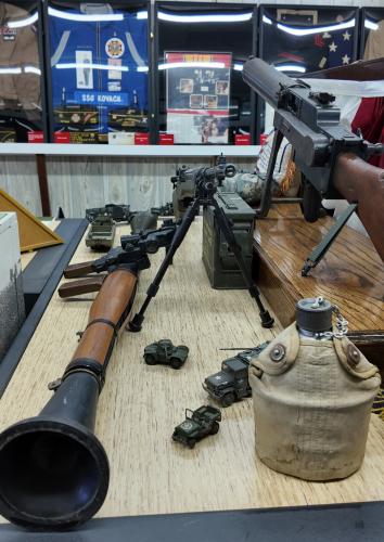 VFW gun display