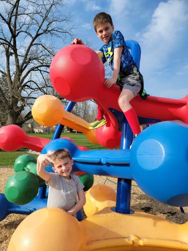 Canandaigua Elementary School Playground Climbing