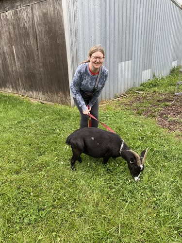 Goat Walking at Creme de la Crop