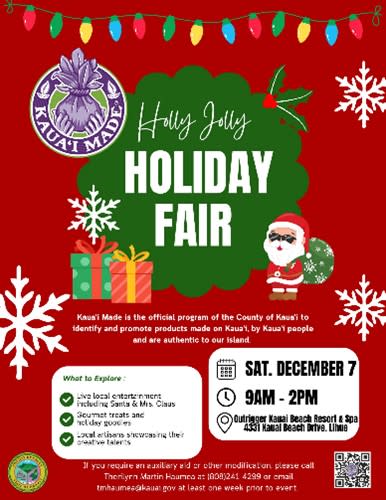 KVB - Annual Holly Jolly Holiday Fair