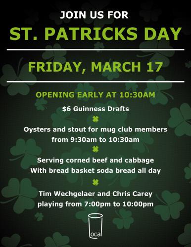 The Local St. Pats Day