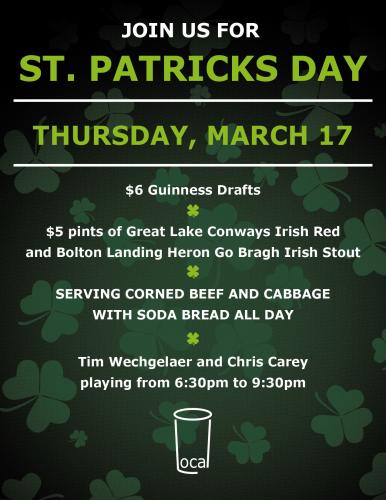 The Local St. Patrick's Day