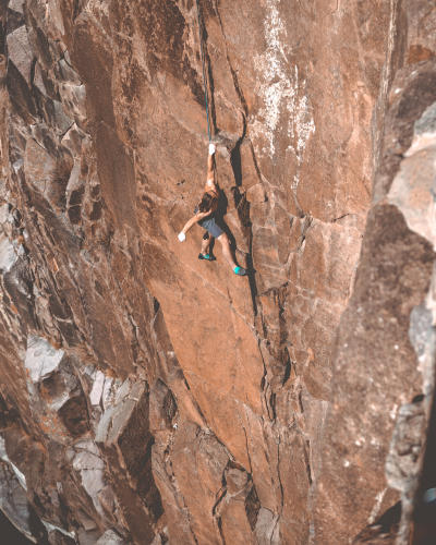David Kerr Fremont Canyon Rock Climbing