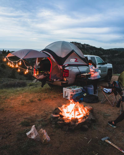 David Kerr Camping on Casper Mountain