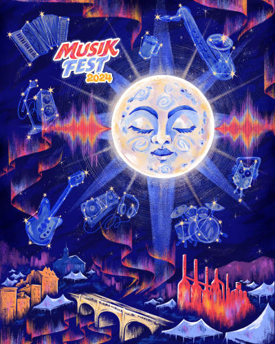 The 2024 Musikfest Poster by Lauren Beck