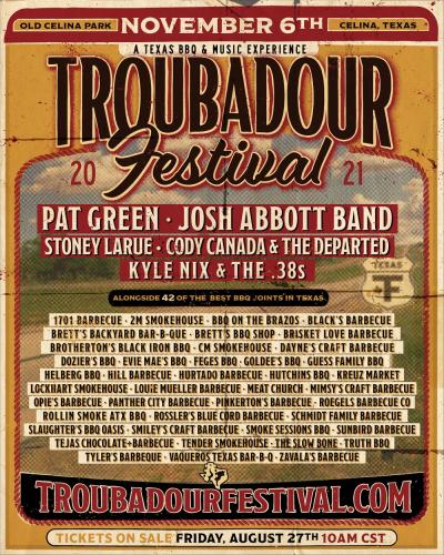 Troubadour Festival poster