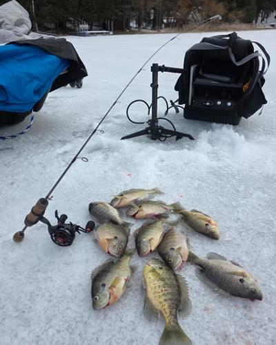 ice fishing