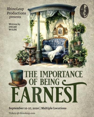 The Importance of Being Earnest by RhinoLeap Productions poster