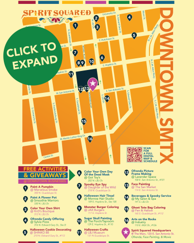 Spirit Squared Event Map